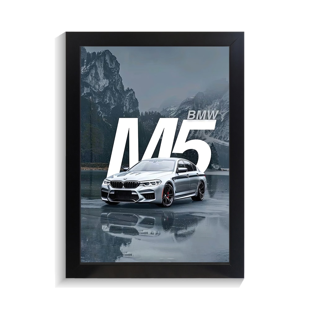 تابلو ماشین طرح بی ام و M5 کد PF-23230 تابلو ماشین طرح بی ام و M5 کد PF 23230