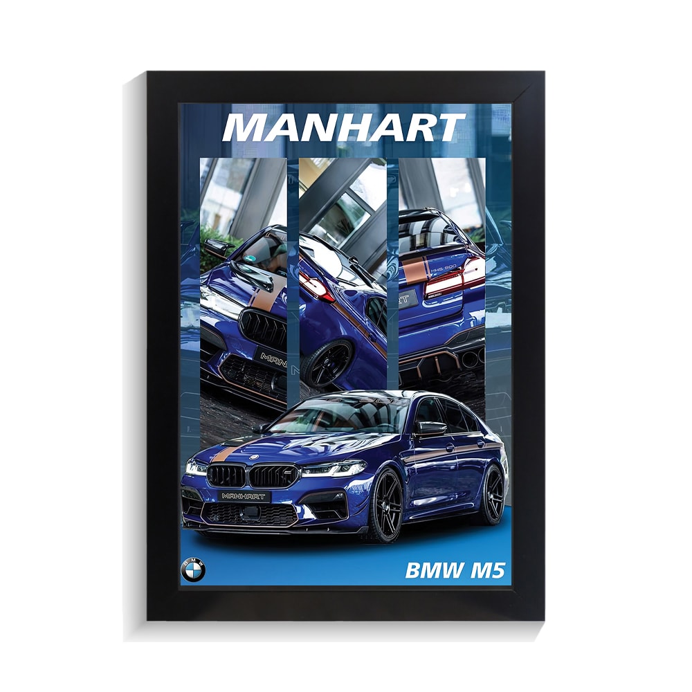 تابلو ماشین طرح بی ام و M5 کد PF-23235 تابلو ماشین طرح بی ام و M5 کد PF 23235