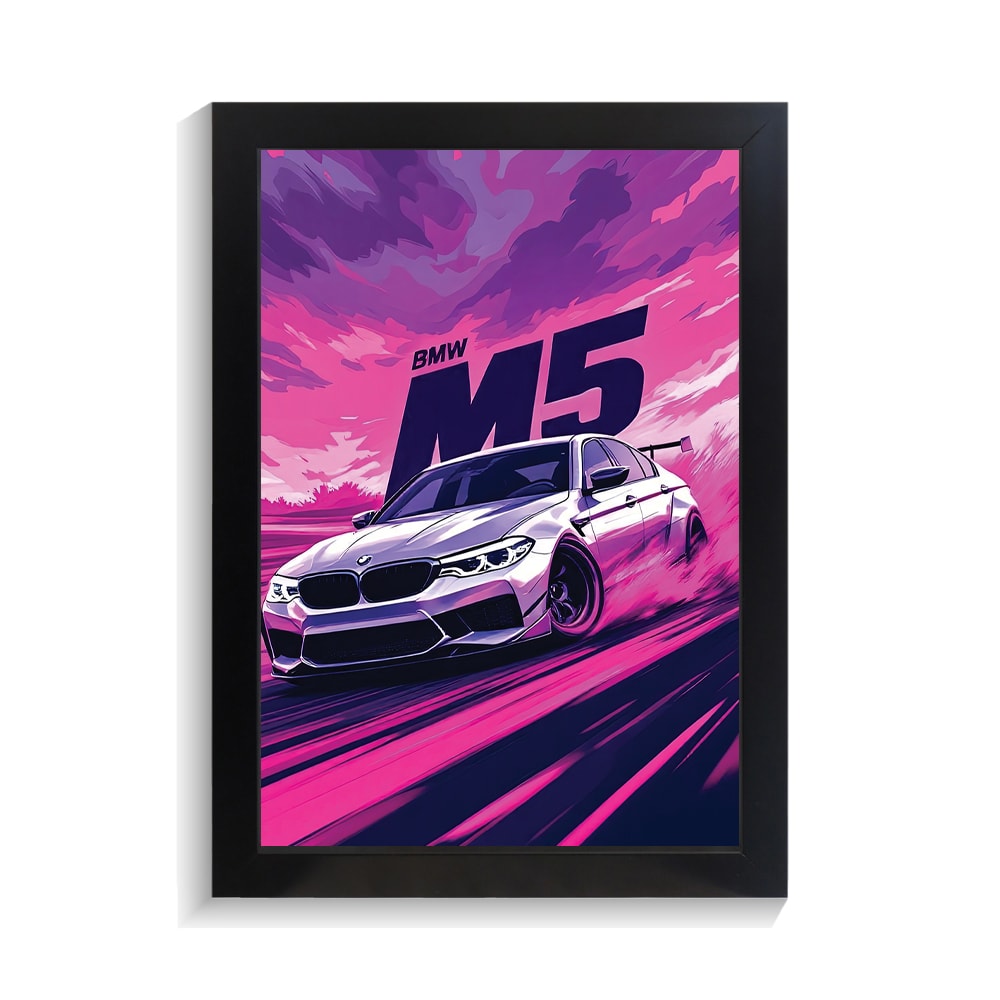 تابلو ماشین طرح بی ام و M5 کد PF-23244 تابلو ماشین طرح بی ام و M5 کد PF 23244