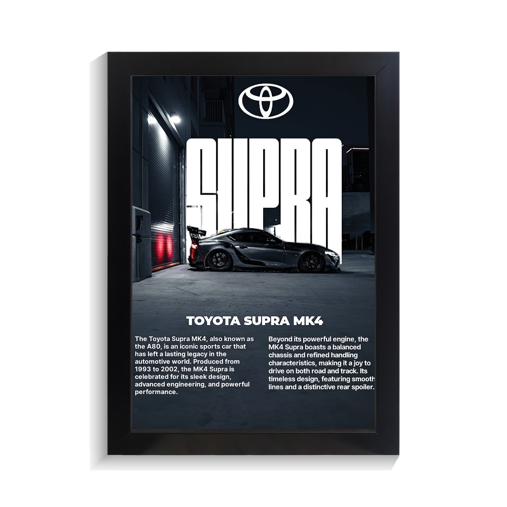 تابلو ماشین طرح تویوتا سوپرا کد PF-23463 تابلو ماشین طرح تویوتا سوپرا کد PF 23463