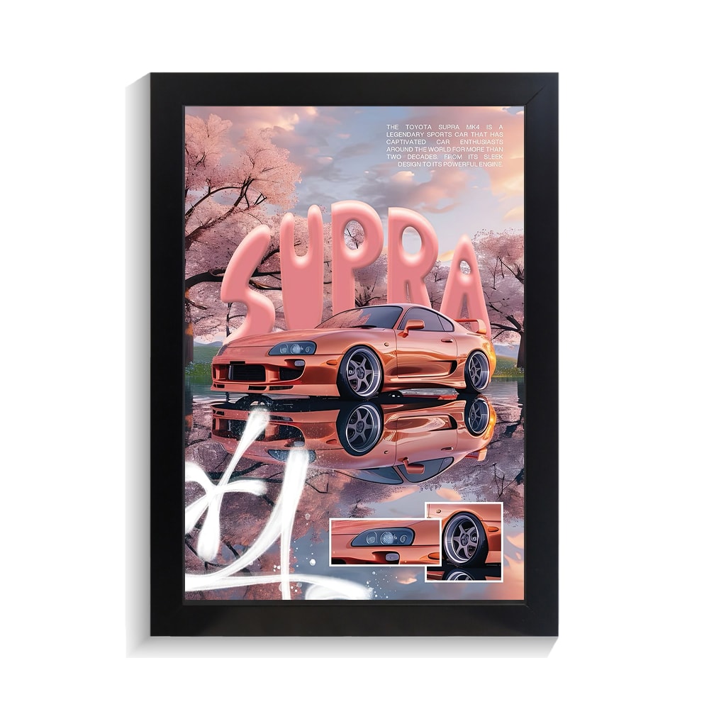 تابلو ماشین طرح تویوتا سوپرا کد PF-23468 تابلو ماشین طرح تویوتا سوپرا کد PF 23468