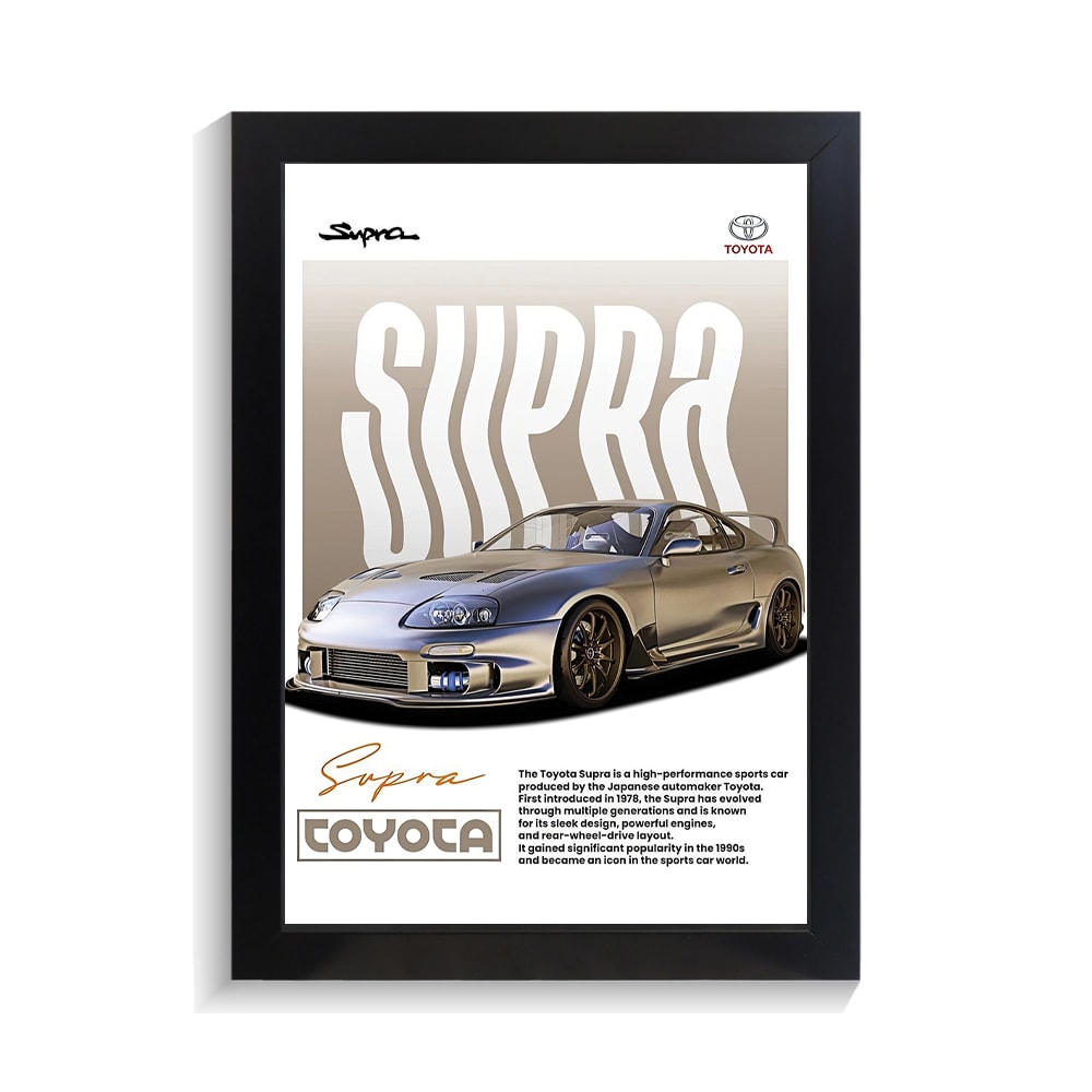 تابلو ماشین طرح تویوتا سوپرا کد PF-23471 تابلو ماشین طرح تویوتا سوپرا کد PF 23471