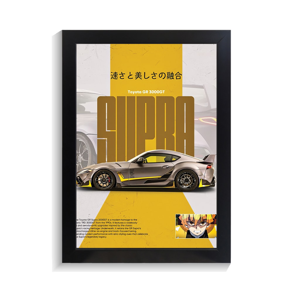 تابلو ماشین طرح تویوتا سوپرا کد PF-23480 تابلو ماشین طرح تویوتا سوپرا کد PF 23480