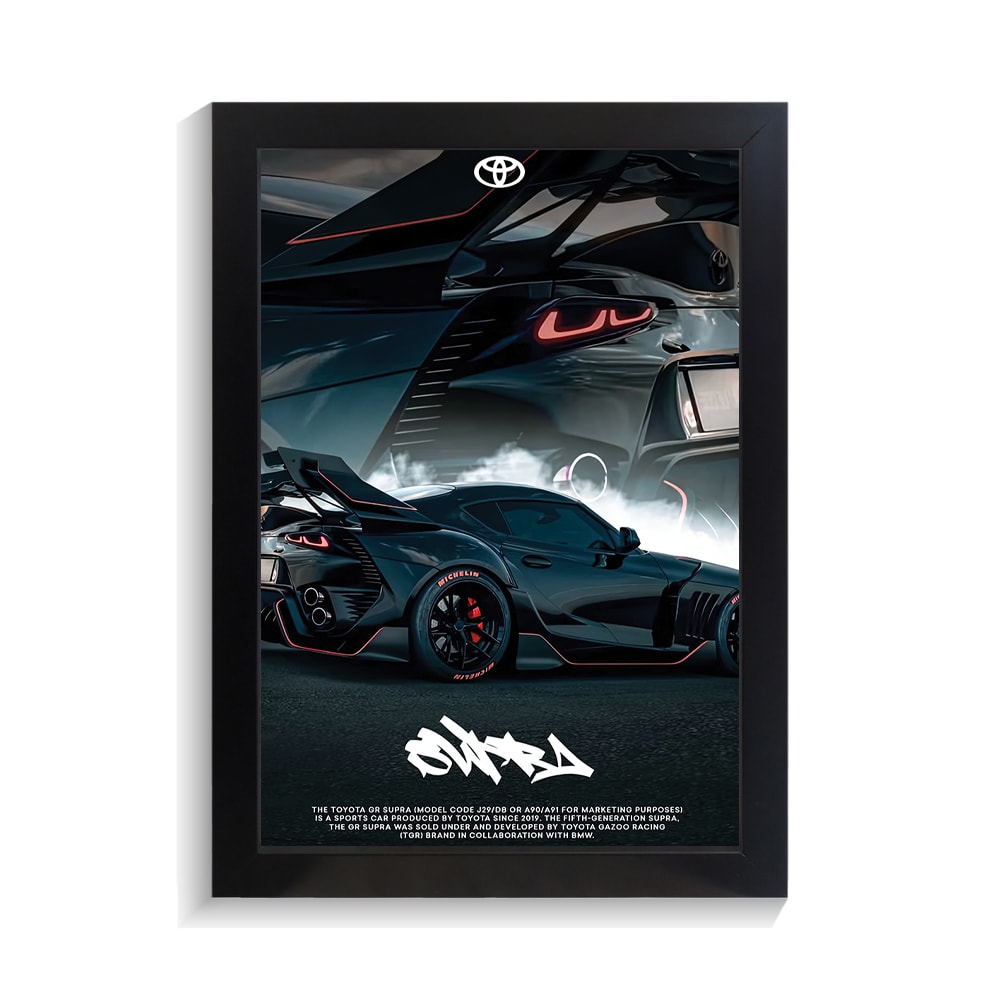 تابلو ماشین طرح تویوتا سوپرا کد PF-23486 تابلو ماشین طرح تویوتا سوپرا کد PF 23486