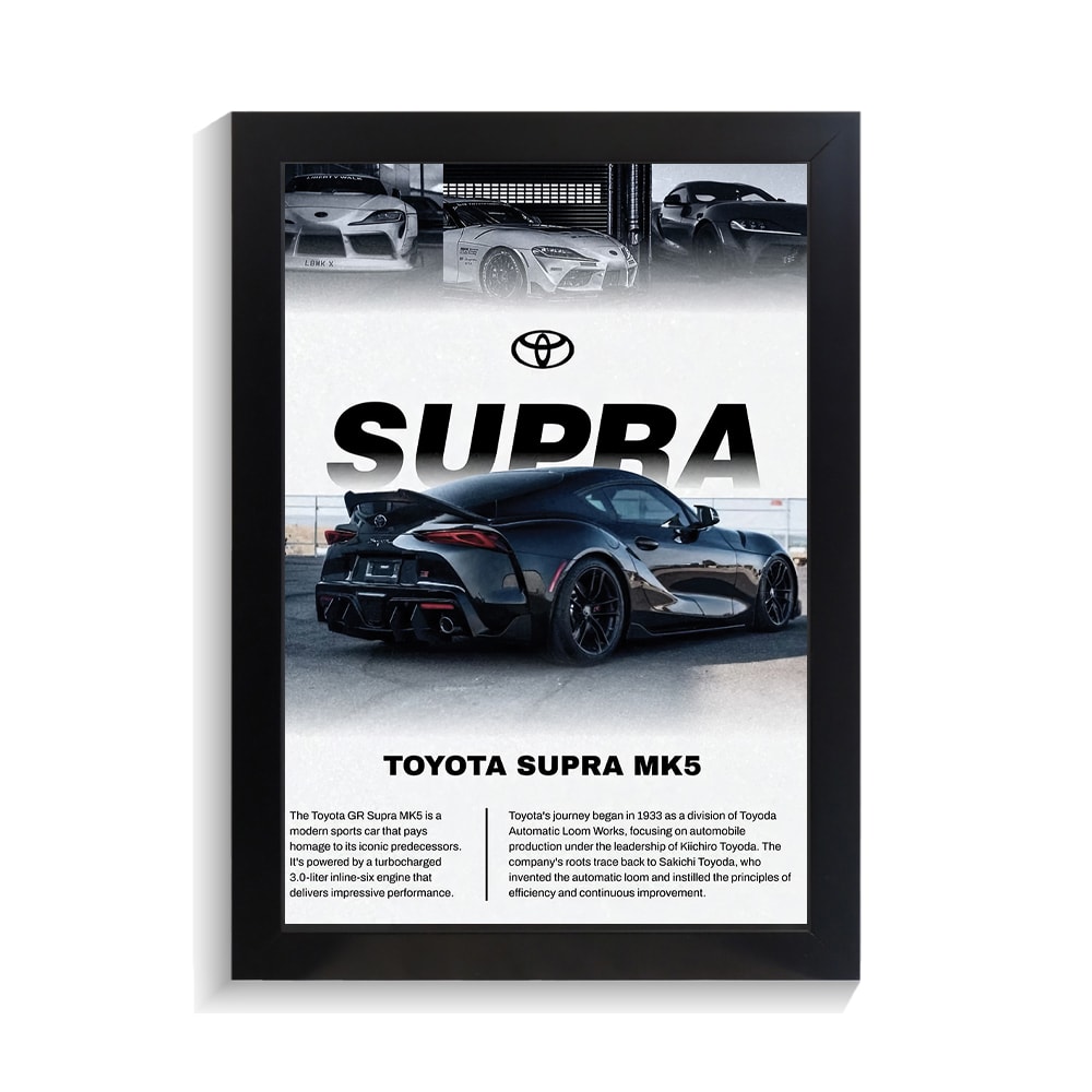 تابلو ماشین طرح تویوتا سوپرا کد PF-23494 تابلو ماشین طرح تویوتا سوپرا کد PF 23494