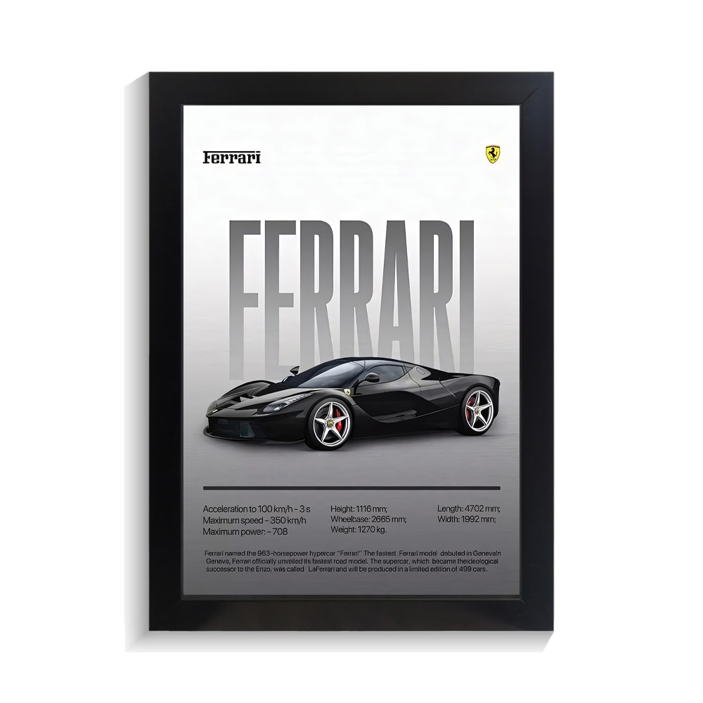 تابلو ماشین طرح فراری کد PF-23272 تابلو ماشین طرح فراری کد PF 23272