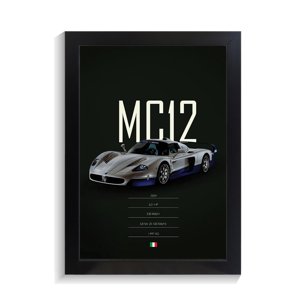 تابلو ماشین طرح مازراتی MC12 کد PF-23348 تابلو ماشین طرح مازراتی MC12 کد PF 23348