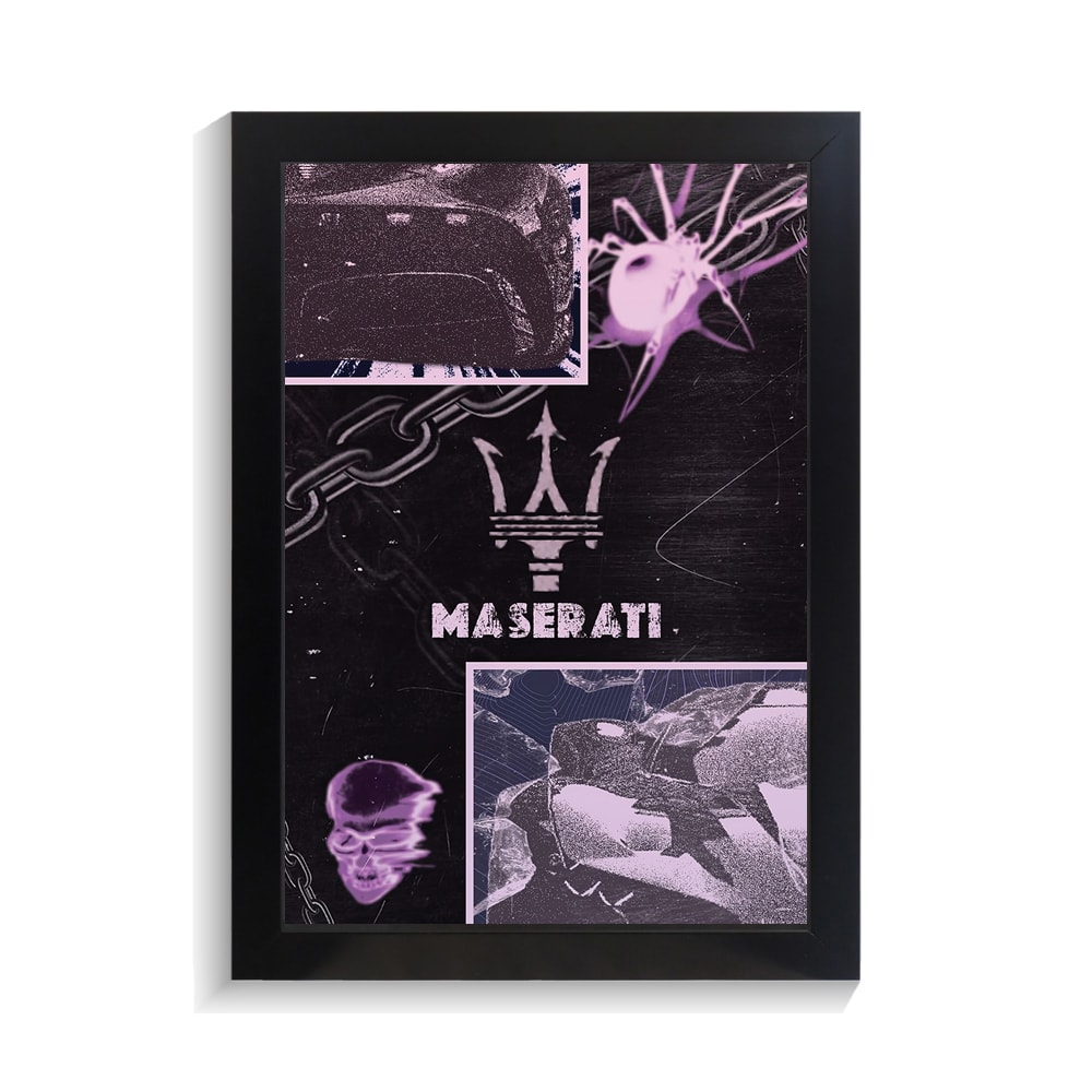 تابلو ماشین طرح مازراتی کد PF-23364 تابلو ماشین طرح مازراتی کد PF 23364