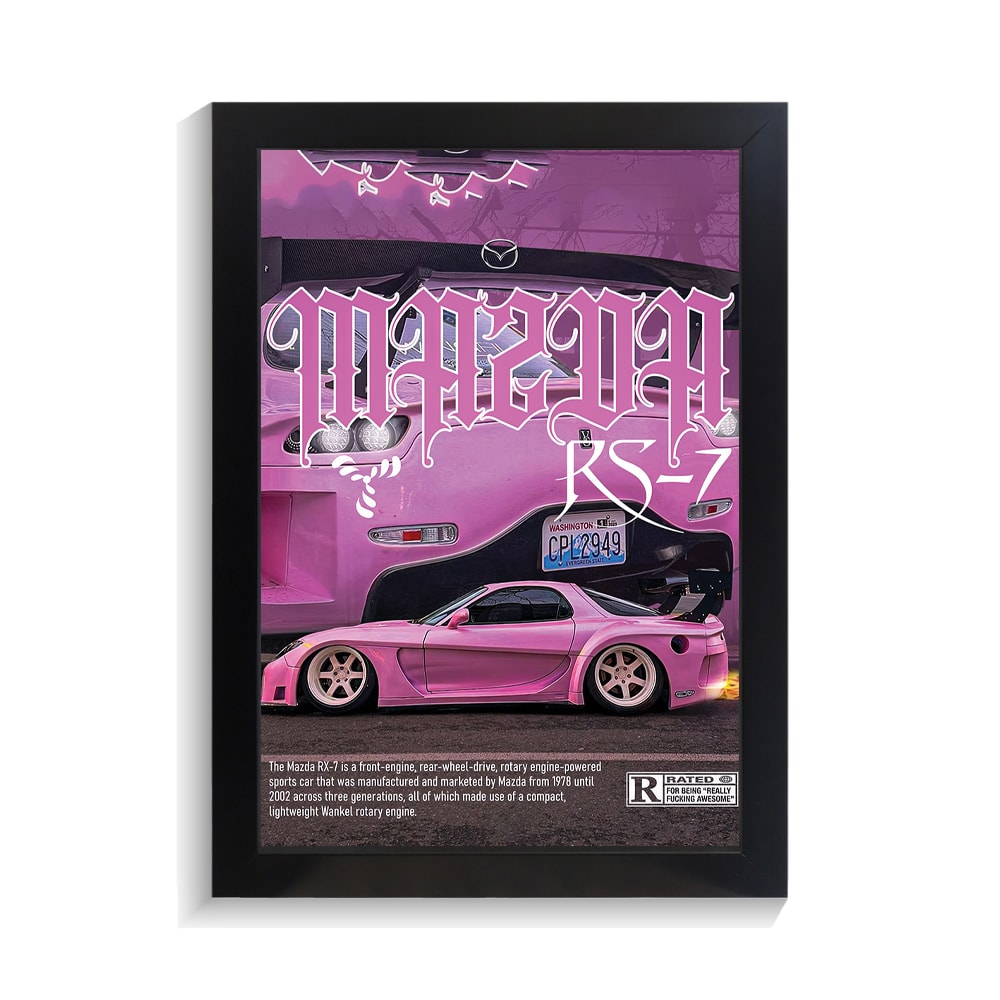 تابلو ماشین طرح مزدا RS-7 کد PF-23372 تابلو ماشین طرح مزدا RS 7 کد PF 23372