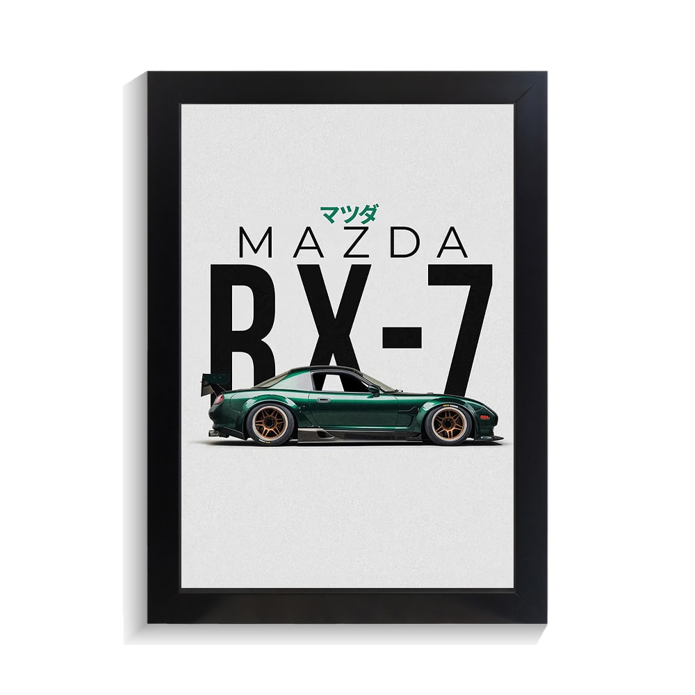 تابلو ماشین طرح مزدا RX-7 کد PF-23374 تابلو ماشین طرح مزدا RX 7 کد PF 23374