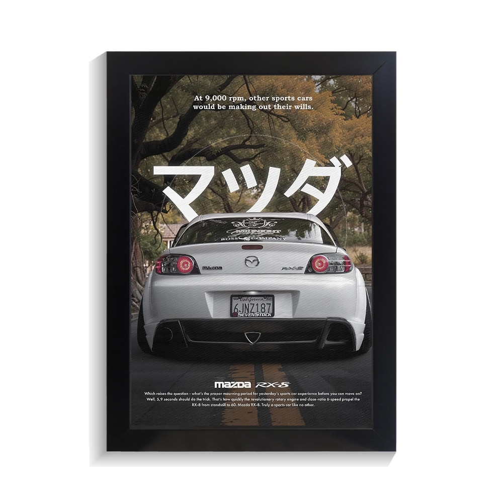 تابلو ماشین طرح مزدا RX-8 کد PF-23376 تابلو ماشین طرح مزدا RX 8 کد PF 23376