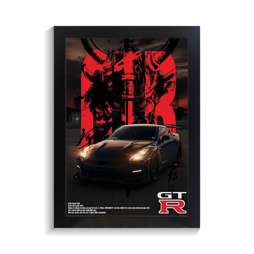 تابلو ماشین طرح نیسان GTR R35 کد PF-23405 تابلو ماشین طرح نیسان GTR R35 کد PF 23405