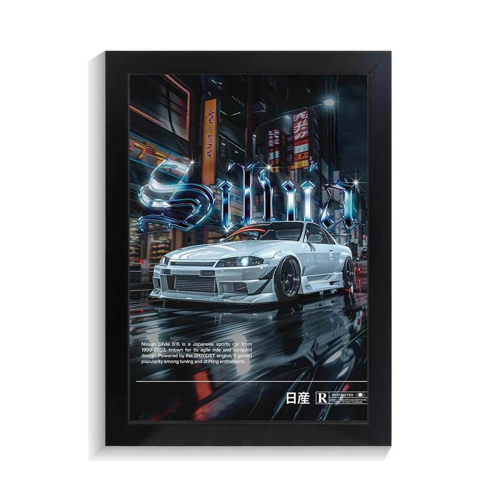 تابلو ماشین طرح نیسان سیلویا S15 کد PF-23395 تابلو ماشین طرح نیسان سیلویا S15 کد PF 23395