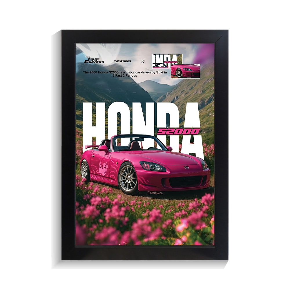 تابلو ماشین طرح هوندا S2000 کد PF-23294 تابلو ماشین طرح هوندا S2000 کد PF 23294