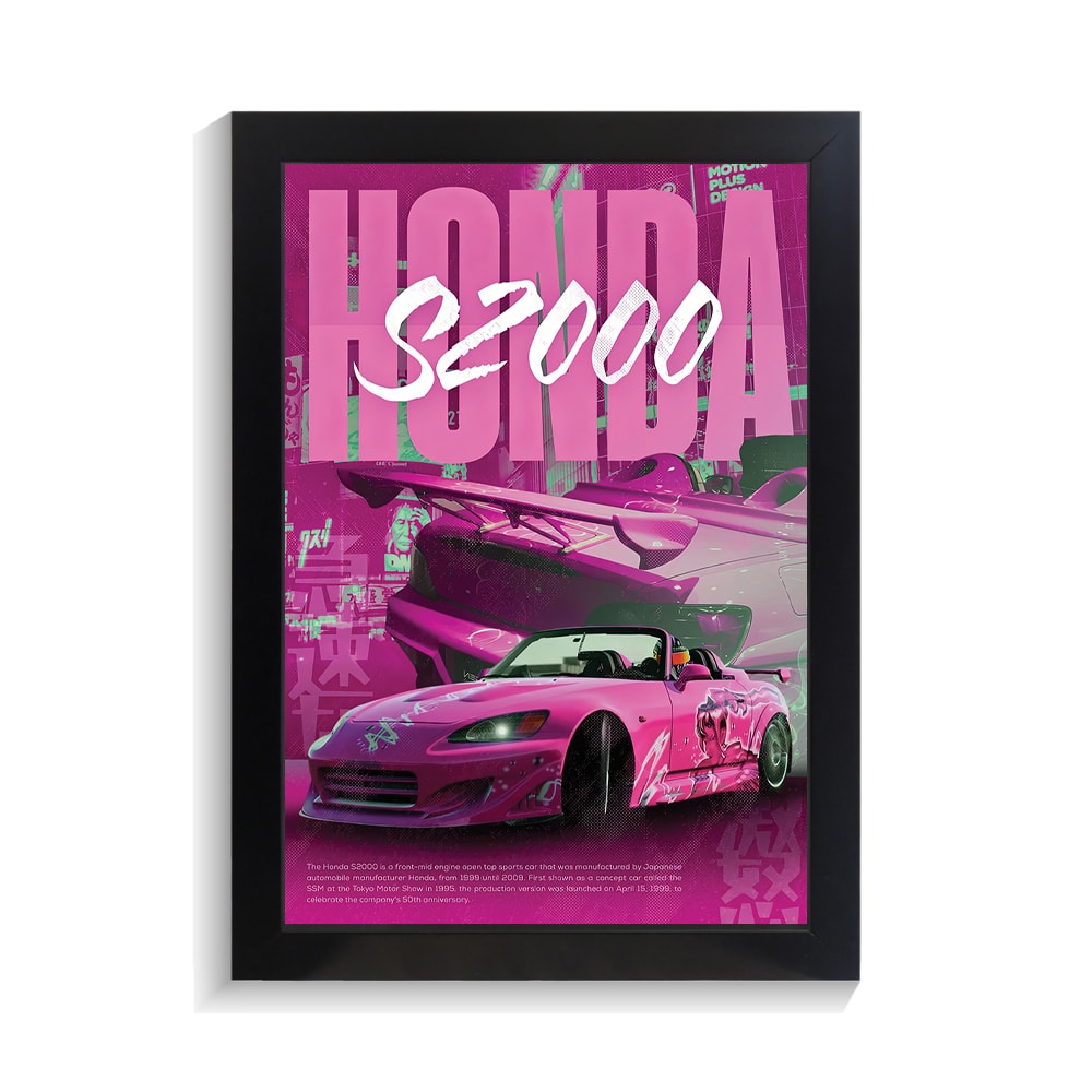 تابلو ماشین طرح هوندا S2000 کد PF-23295 تابلو ماشین طرح هوندا S2000 کد PF 23295