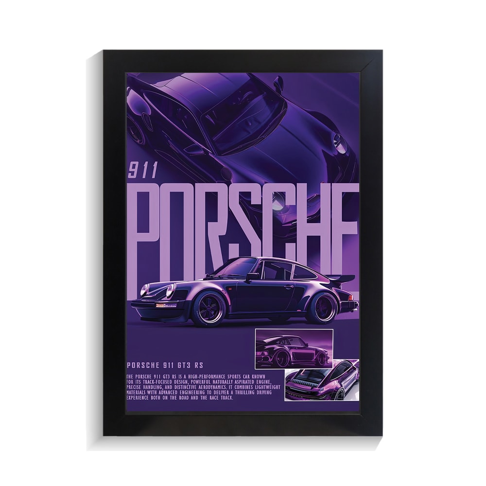 تابلو ماشین طرح پورشه 911 کد PF-23432 تابلو ماشین طرح پورشه 911 کد PF 23432