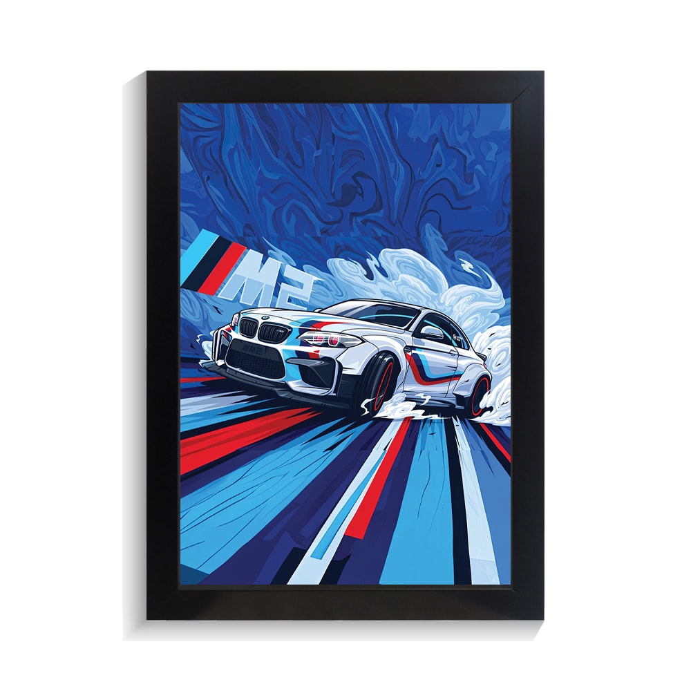 تابلو ماشین مسابقه طرح بی ام و کد PF-23024 تابلو ماشین مسابقه طرح بی ام و کد PF 23024