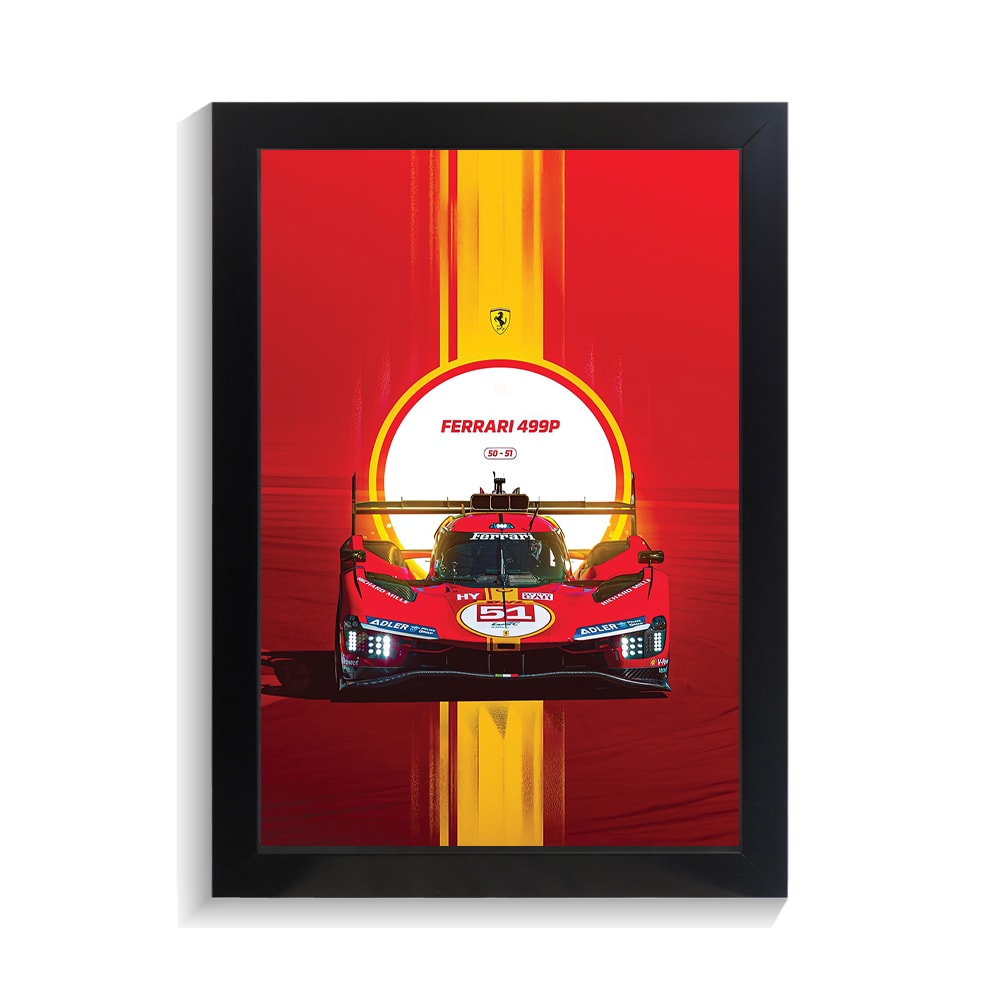 تابلو ماشین مسابقه طرح فراری کد PF-23040 تابلو ماشین مسابقه طرح فراری کد PF 23040