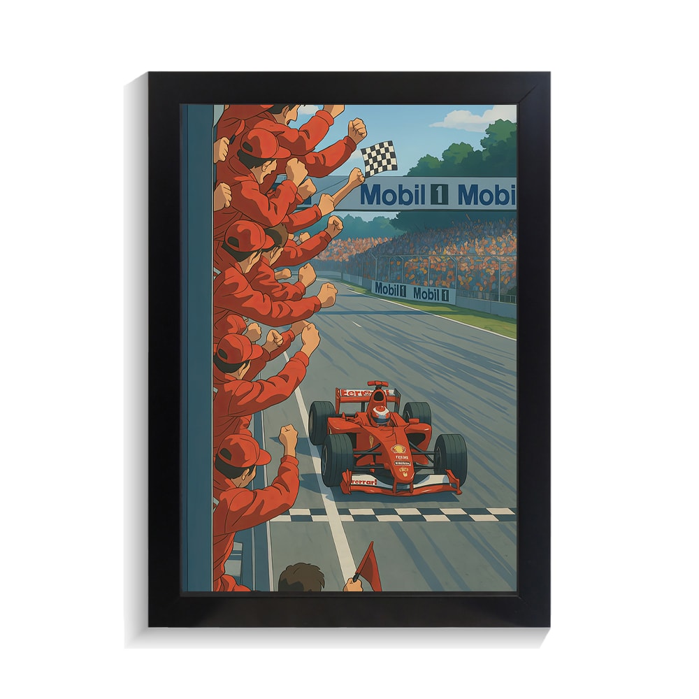 تابلو ماشین مسابقه طرح فرمول وان کد PF-23092 تابلو ماشین مسابقه طرح فرمول وان کد PF 23092