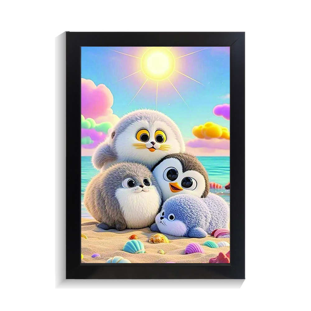 تابلو کودکانه طرح فک دریایی کد PF-26004