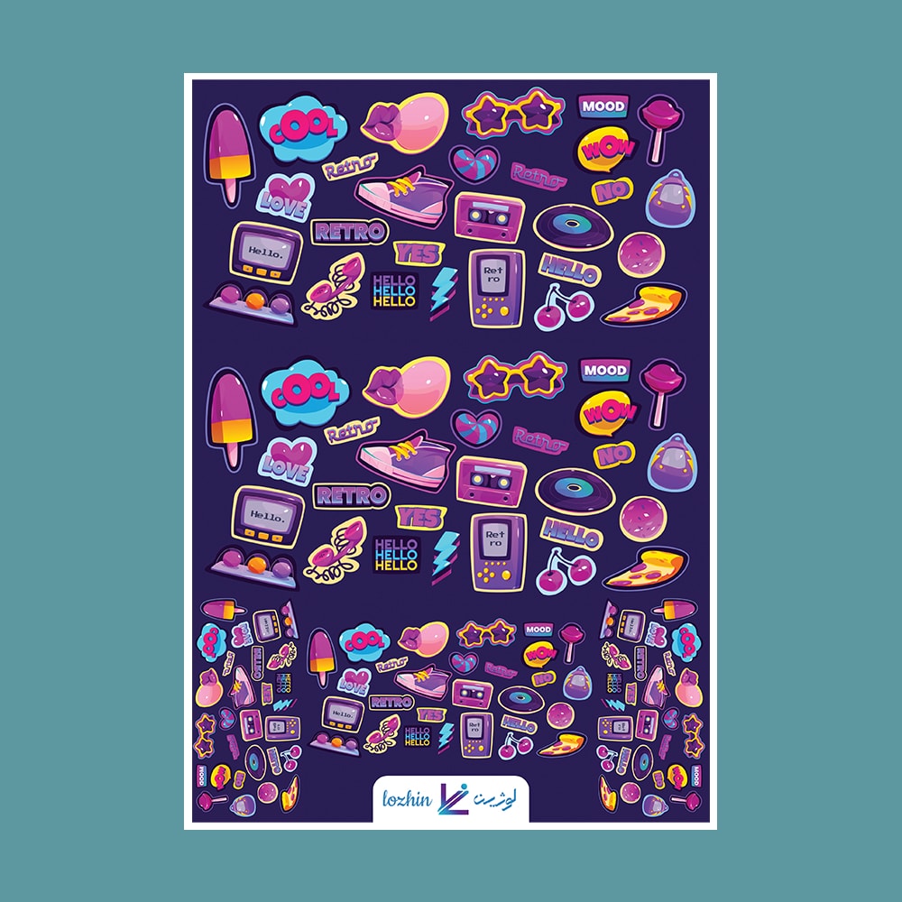 استیکر فانتزی طرح MULTY کد STNC-21018 استیکر فانتزی طرح MULTY کد STNC 21018