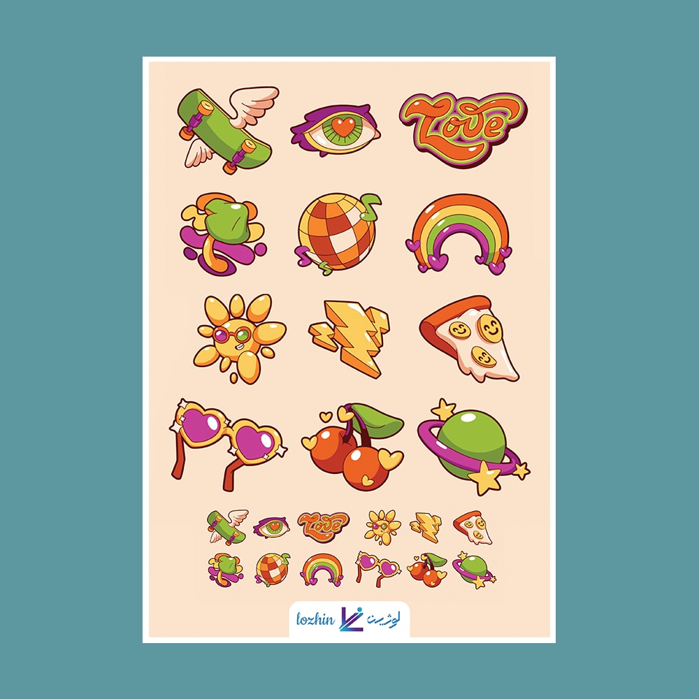 استیکر فانتزی طرح MULTY کد STNC-21022 استیکر فانتزی طرح MULTY کد STNC 21022