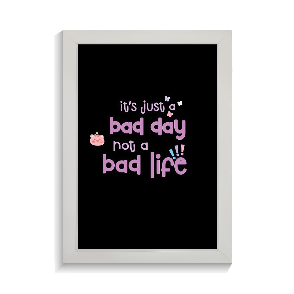 تابلو تایپوگرافی طرح bad day کد PF-15051-1 تابلو تایپوگرافی طرح bad day کد PF 15051 1