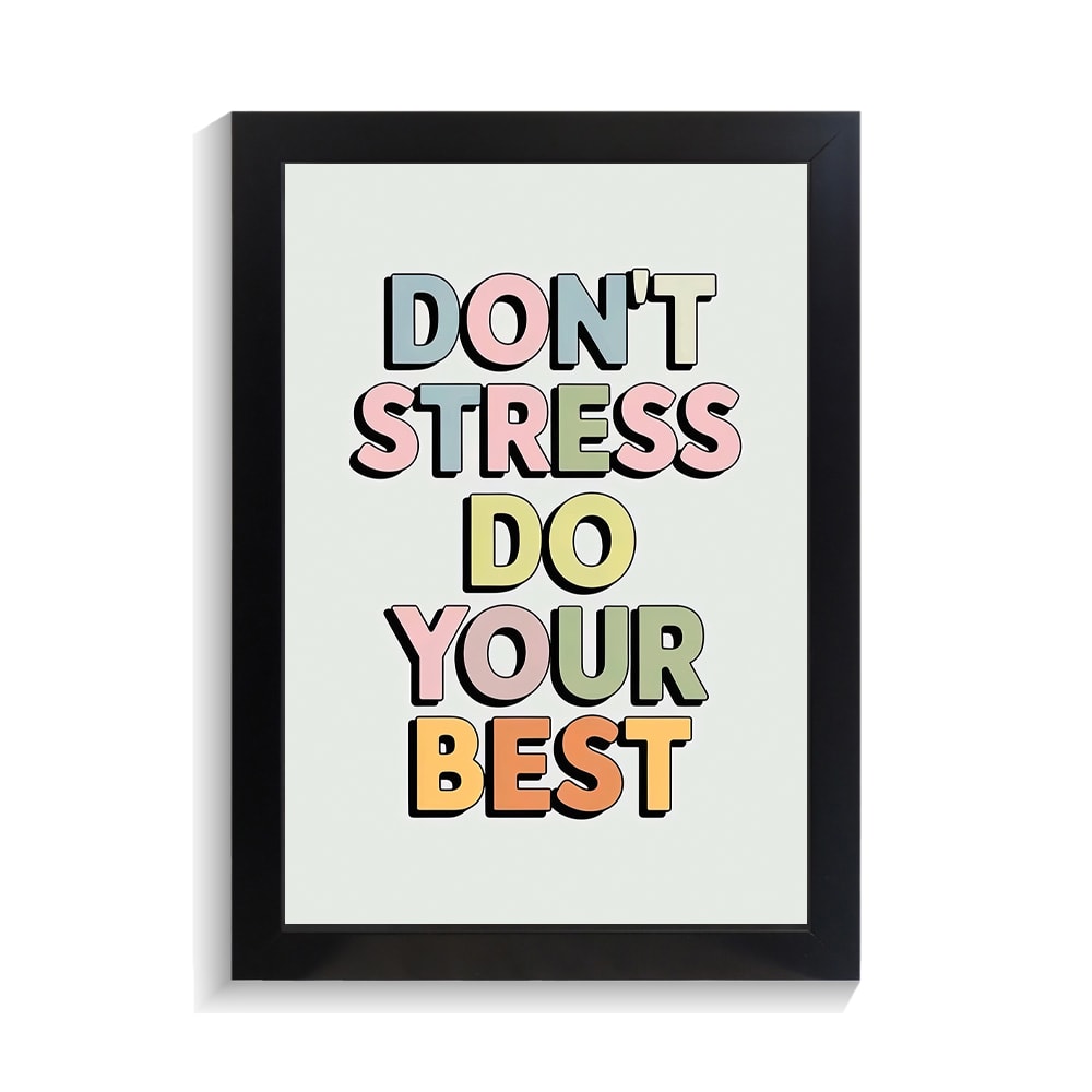 تابلو تایپوگرافی طرح do best کد PF-15038 تابلو تایپوگرافی طرح do best کد PF 15038