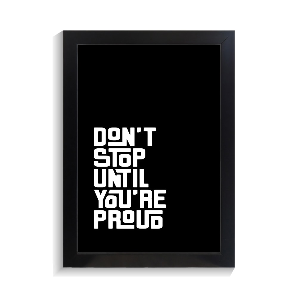 تابلو تایپوگرافی طرح dont stop کد PF-15052 تابلو تایپوگرافی طرح dont stop کد PF 15052