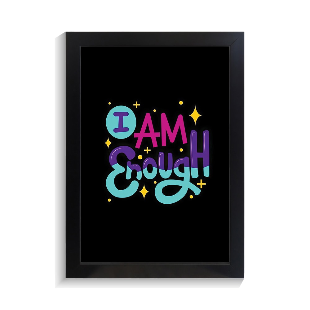 تابلو تایپوگرافی طرح enough کد PF-15049 تابلو تایپوگرافی طرح enough کد PF 15049