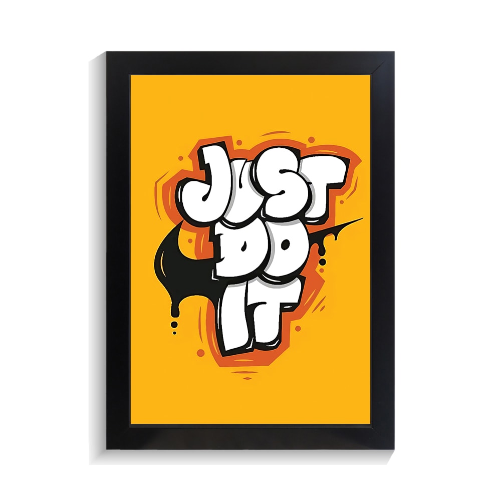 تابلو تایپوگرافی طرح just do it کد PF-15056 تابلو تایپوگرافی طرح just do it کد PF 15056