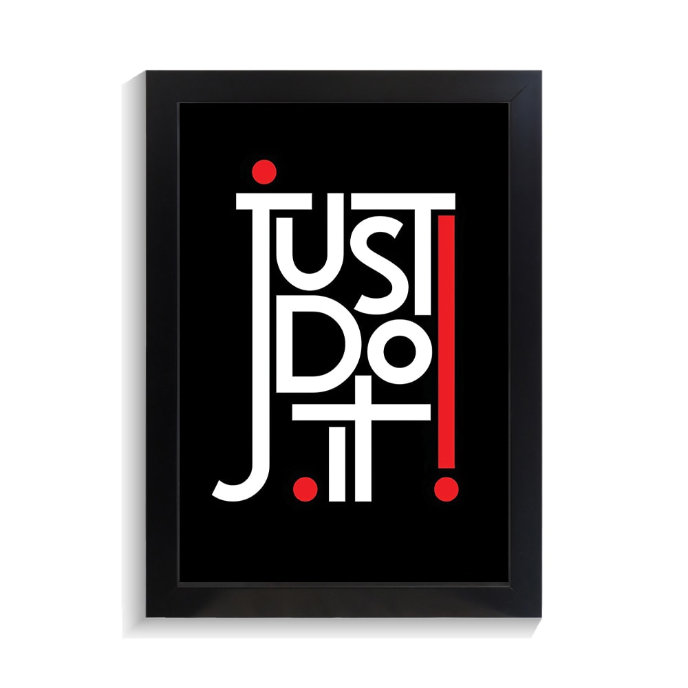 تابلو تایپوگرافی طرح just do it کد PF-15063 تابلو تایپوگرافی طرح just do it کد PF 15063