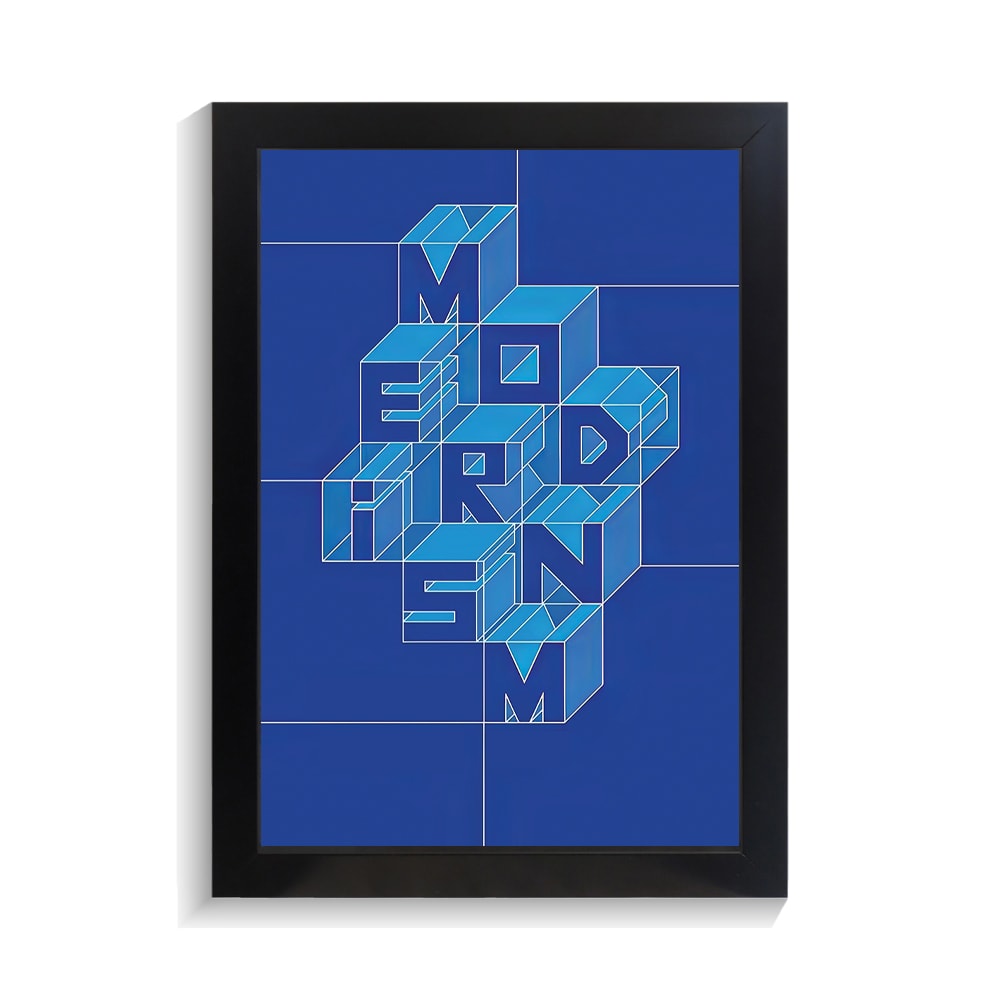 تابلو تایپوگرافی طرح modernism کد PF-15089 تابلو تایپوگرافی طرح modernism کد PF 15089