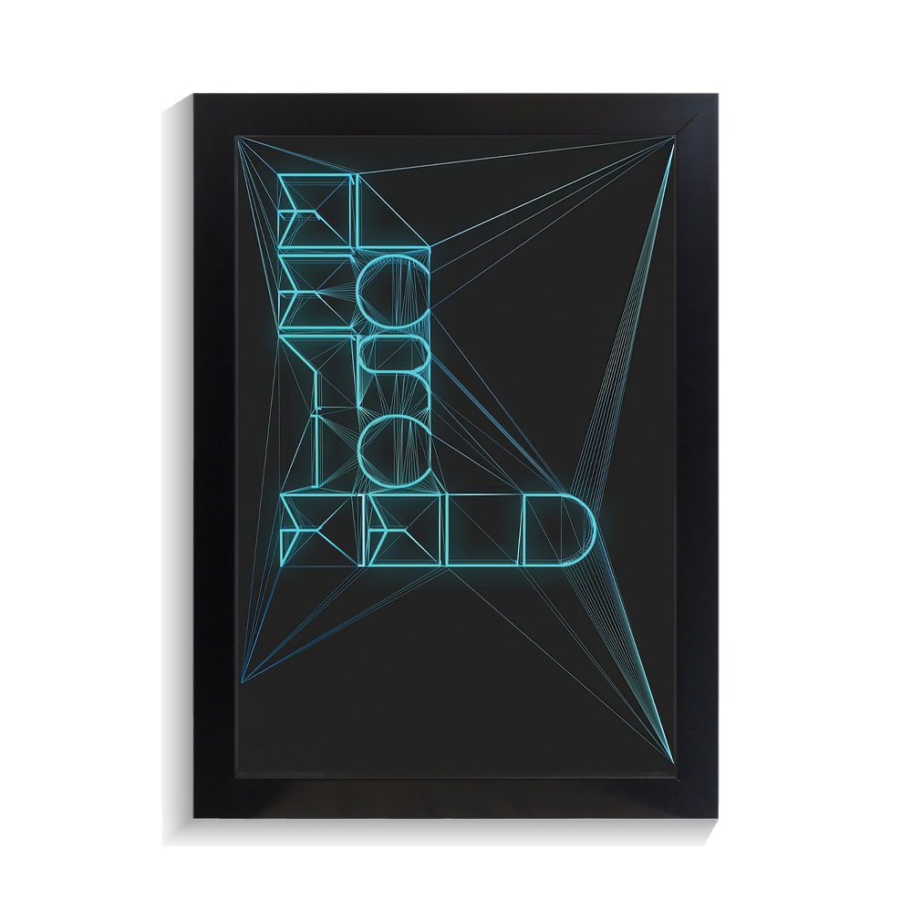 تابلو تایپوگرافی طرح انگلیسی کد PF-15081 تابلو تایپوگرافی طرح انگلیسی کد PF 15081