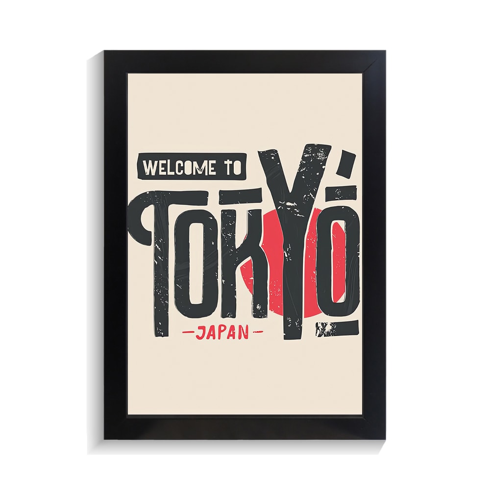 تابلو تایپوگرافی طرح ژاپنی کد PF-15129 تابلو تایپوگرافی طرح ژاپنی کد PF 15129