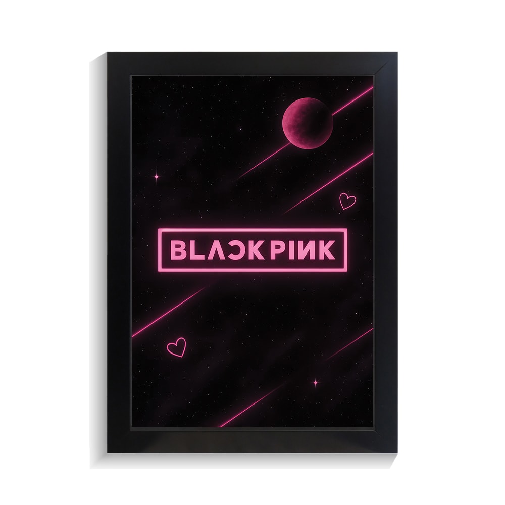 تابلو خواننده طرح Black pink کد PF-20057 تابلو خواننده طرح Black pink کد PF 20057