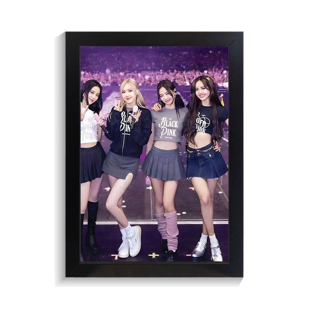 تابلو خواننده طرح Black pink کد PF-20074 تابلو خواننده طرح Black pink کد PF 20074