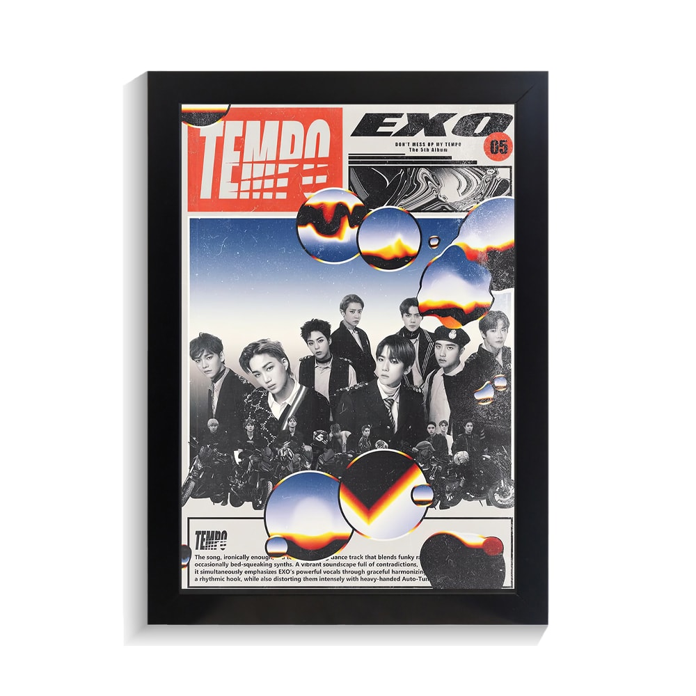 تابلو خواننده طرح Exo کد PF-20143 تابلو خواننده طرح Exo کد PF 20143