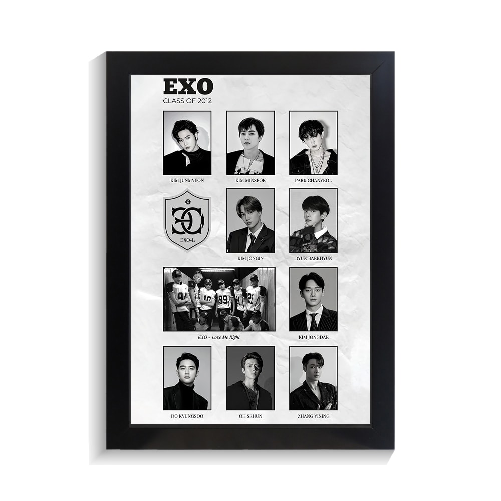 تابلو خواننده طرح Exo کد PF-20165 تابلو خواننده طرح Exo کد PF 20165