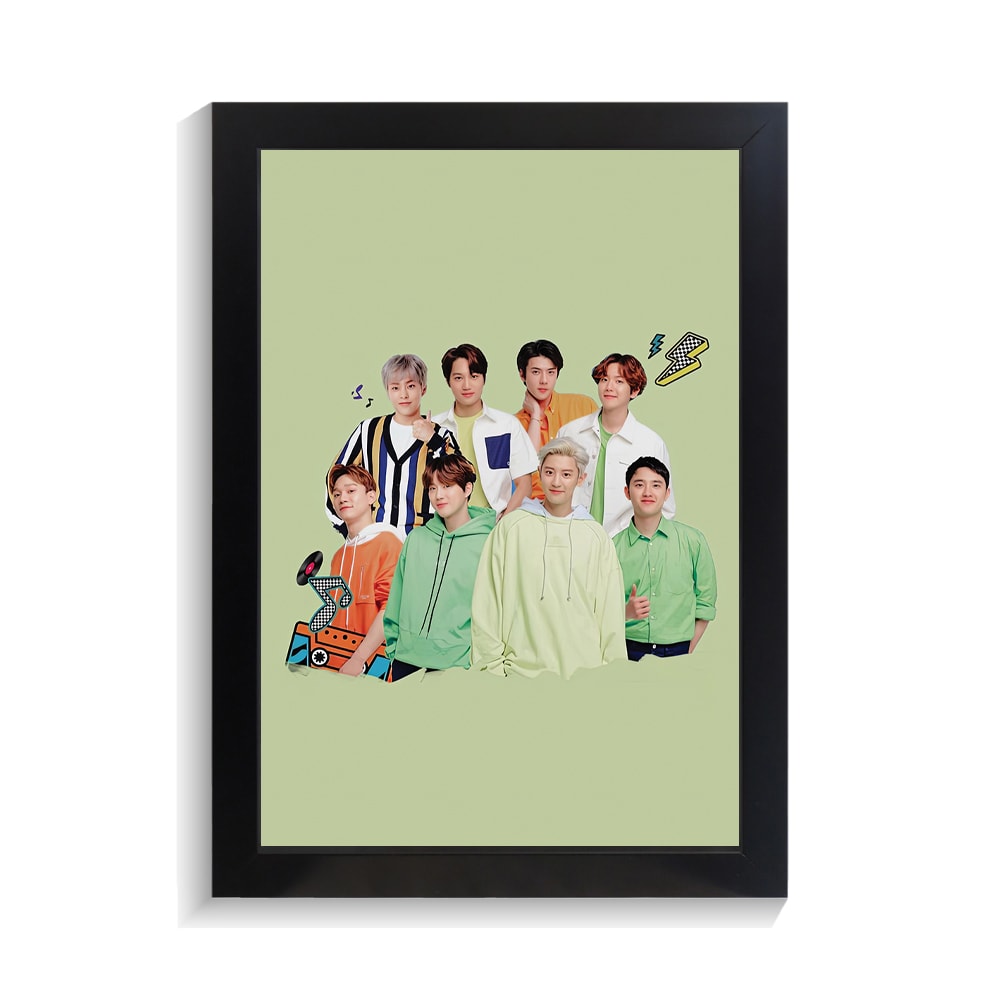 تابلو خواننده طرح Exo کد PF-20169 تابلو خواننده طرح Exo کد PF 20169