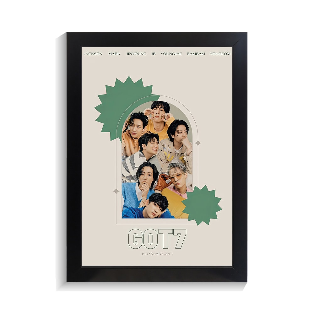 تابلو خواننده طرح Got 7 کد PF-20177 تابلو خواننده طرح Got 7 کد PF 20177