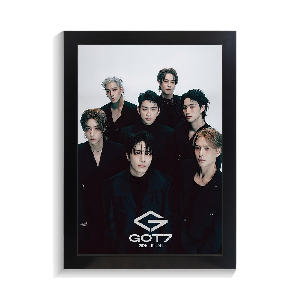 تابلو خواننده طرح Got 7 کد PF-20189 تابلو خواننده طرح Got 7 کد PF 20189