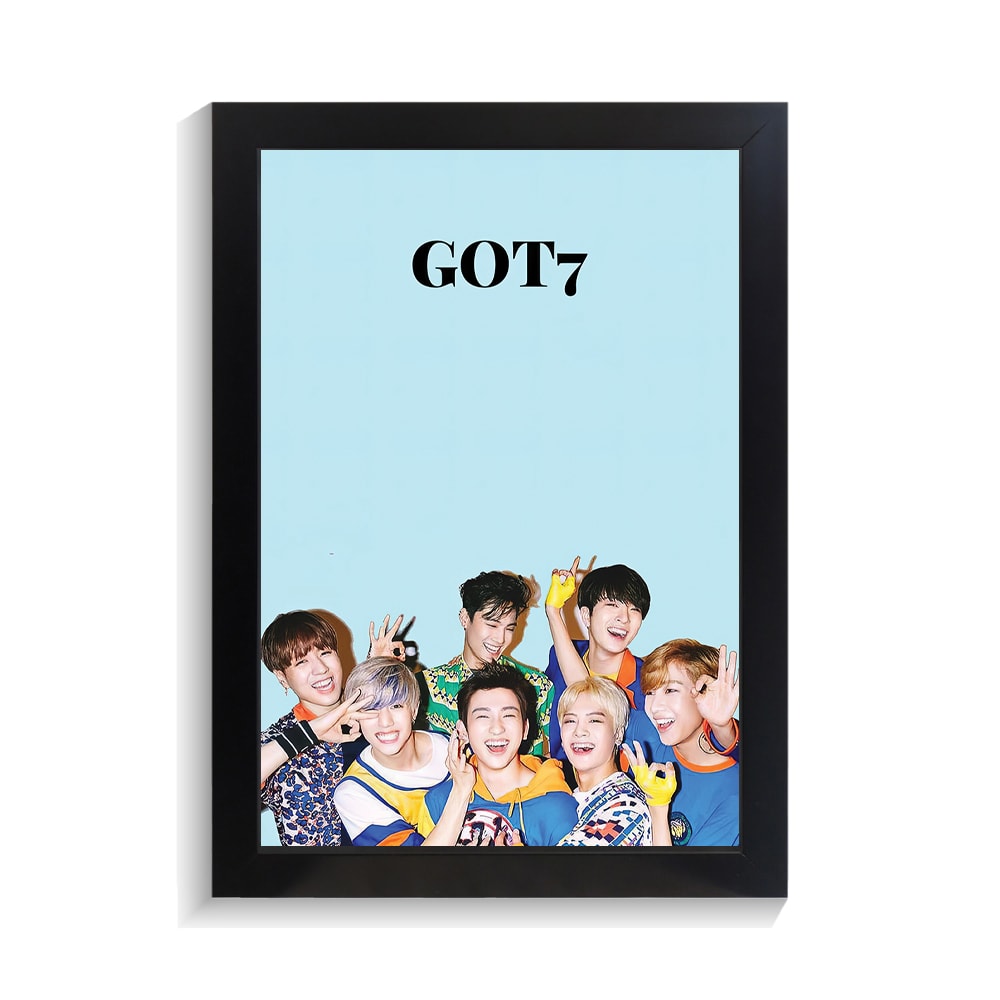 تابلو خواننده طرح Got 7 کد PF-20201 تابلو خواننده طرح Got 7 کد PF 20201