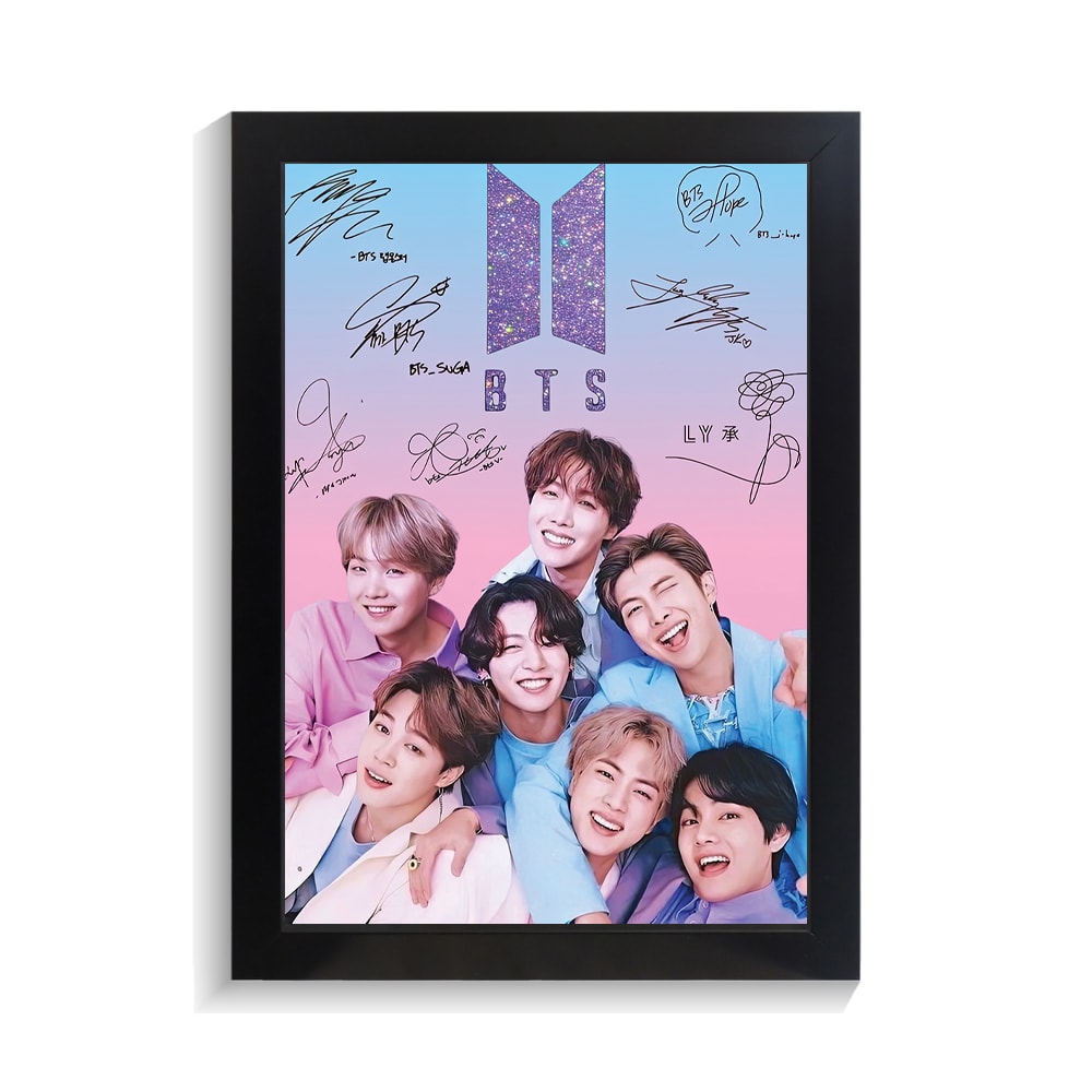 تابلو خواننده طرح bts کد PF-20094 تابلو خواننده طرح bts کد PF 20094