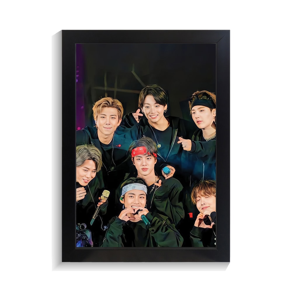 تابلو خواننده طرح bts کد PF-20098 تابلو خواننده طرح bts کد PF 20098