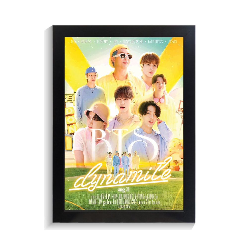 تابلو خواننده طرح bts کد PF-20101 تابلو خواننده طرح bts کد PF 20101