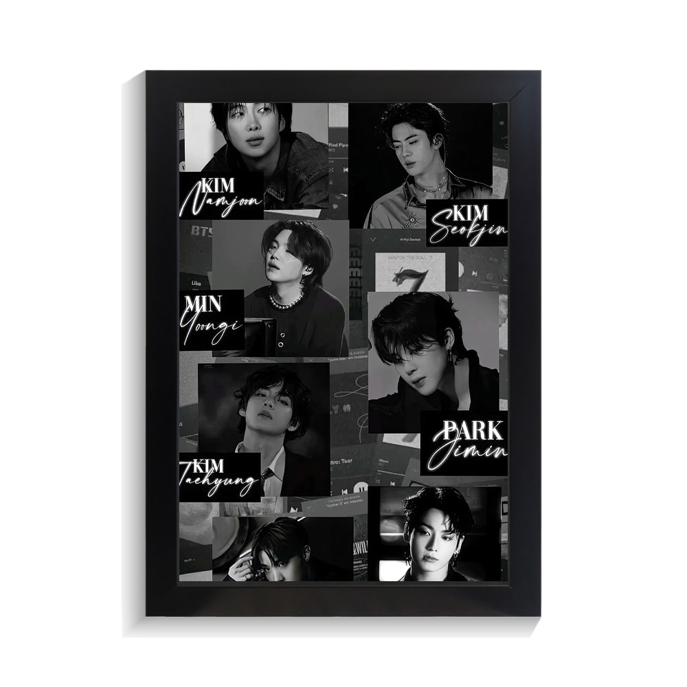 تابلو خواننده طرح bts کد PF-20123 تابلو خواننده طرح bts کد PF 20123