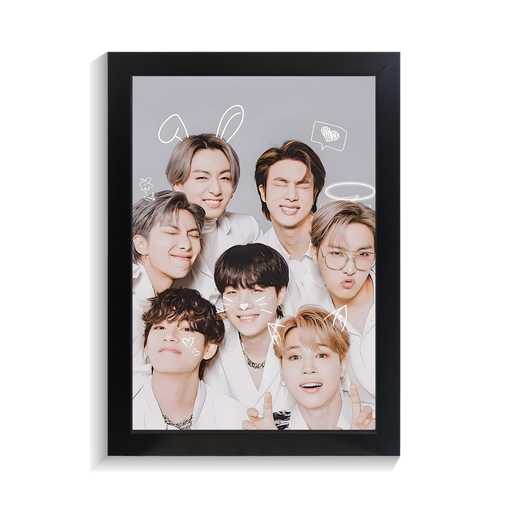 تابلو خواننده طرح bts کد PF-20129 تابلو خواننده طرح bts کد PF 20129