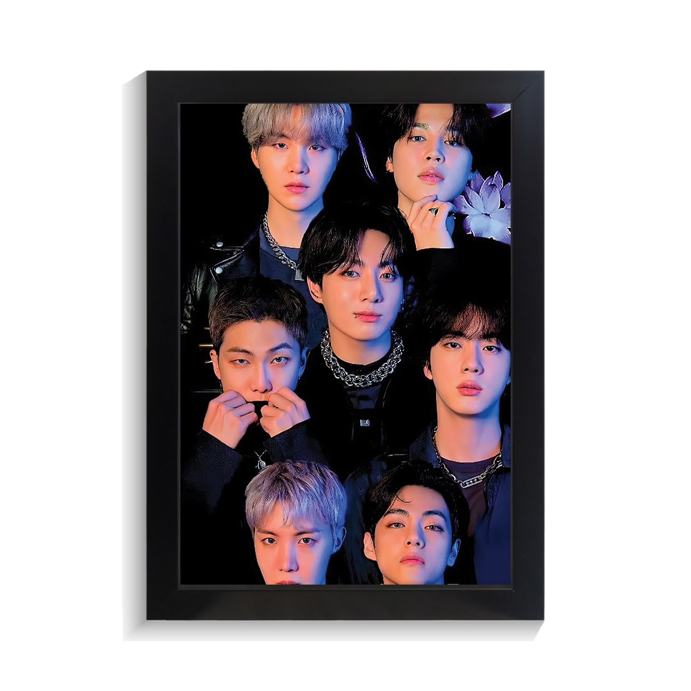 تابلو خواننده طرح bts کد PF-20134 تابلو خواننده طرح bts کد PF 20134