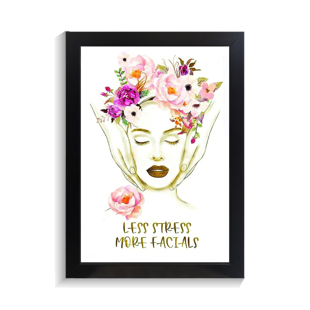 تابلو سالن زیبایی طرح LESS STRESS کد PF-29006 تابلو سالن زیبایی طرح LESS STRESS کد PF 29006
